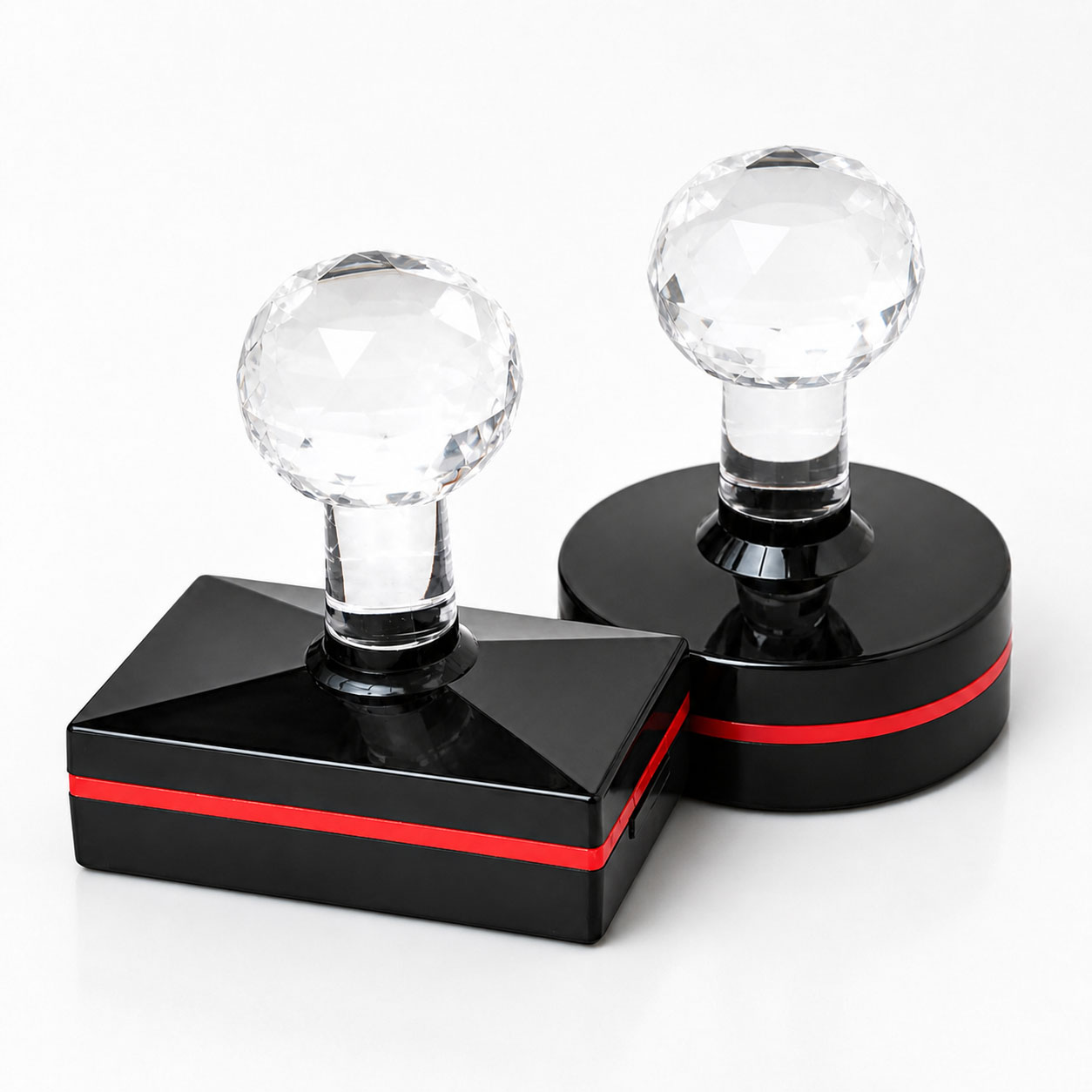 Crystal handle stamp product