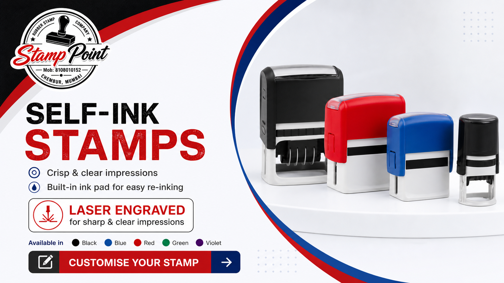Self-ink stamps