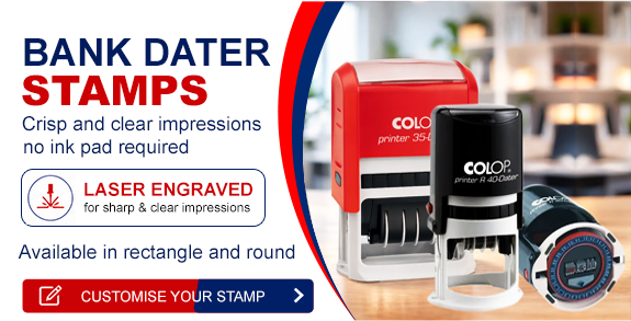 Bank dater stamps